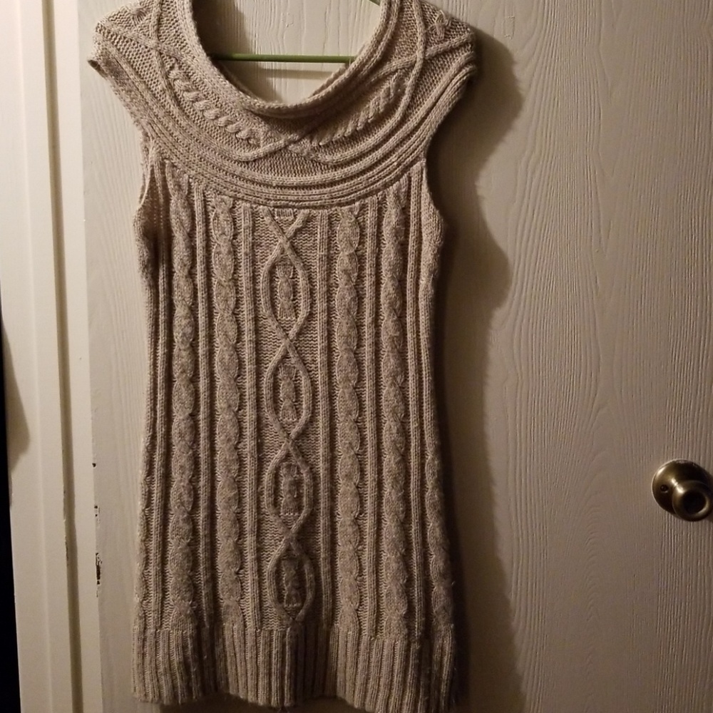 Off the shoulder cable knit sweater- Donated